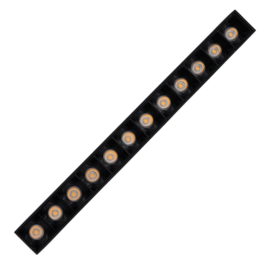 LED-Valaisin kiskojärjestelmään MAGNETIC TRACK 1xLED/12W/48V