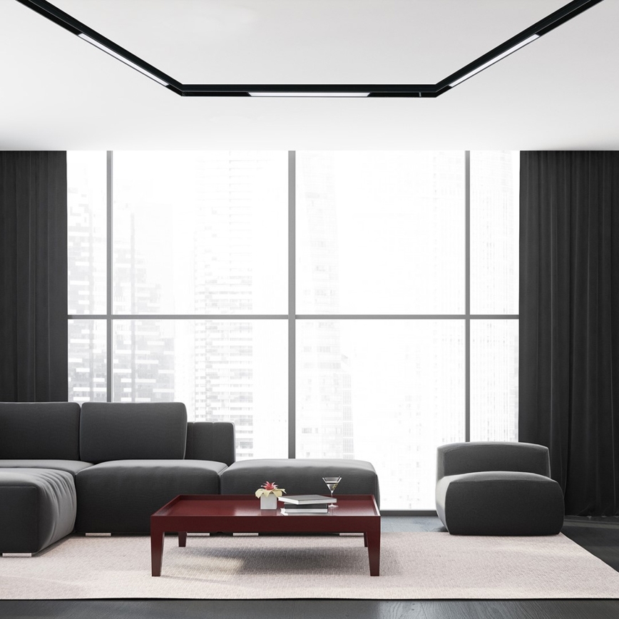 LED-valaisin kiskojärjestelmään MAGNETIC TRACK LED/12W/48V