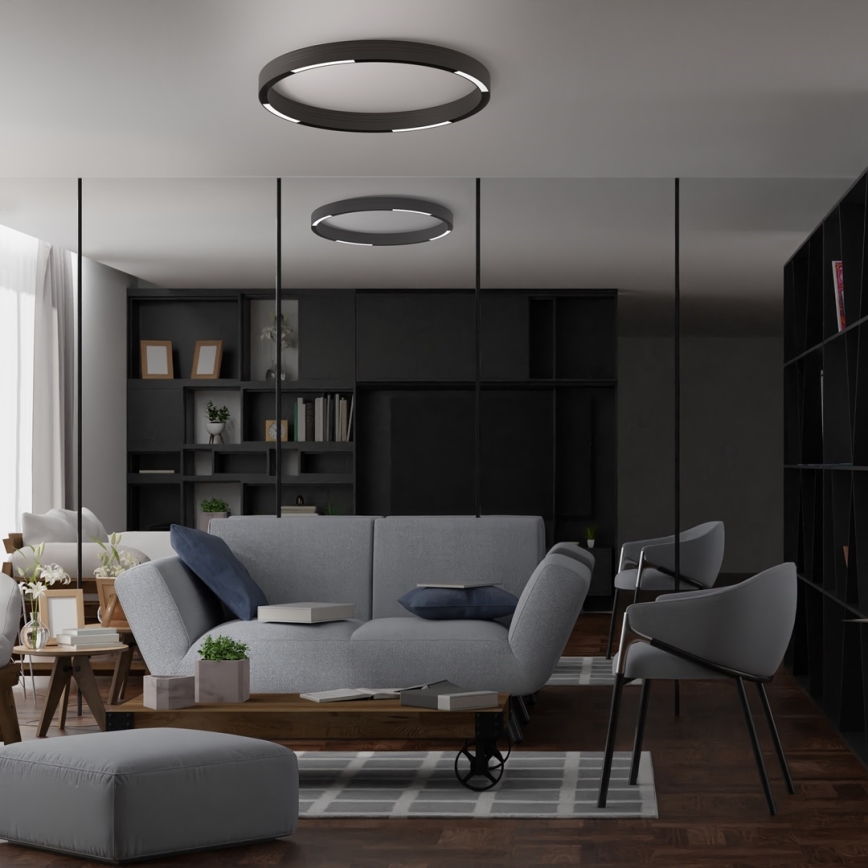 LED-valo kiskojärjestelmään MAGNETIC TRACK LED/10W/48V 3000K musta