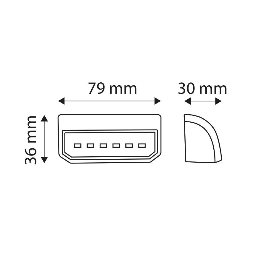 LED-valoheijastin SPZ LICE LED / 0,2W / 12-24V IP67