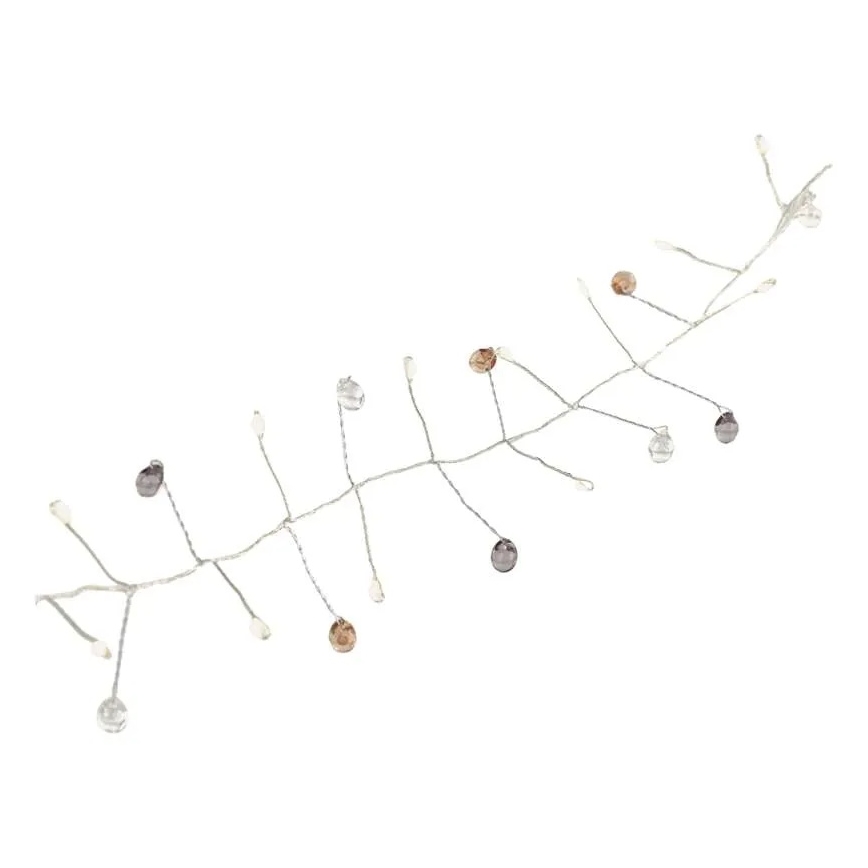 LED  valoketju 40xLED/3xAA 1,5 m lämpimänvalkoinen