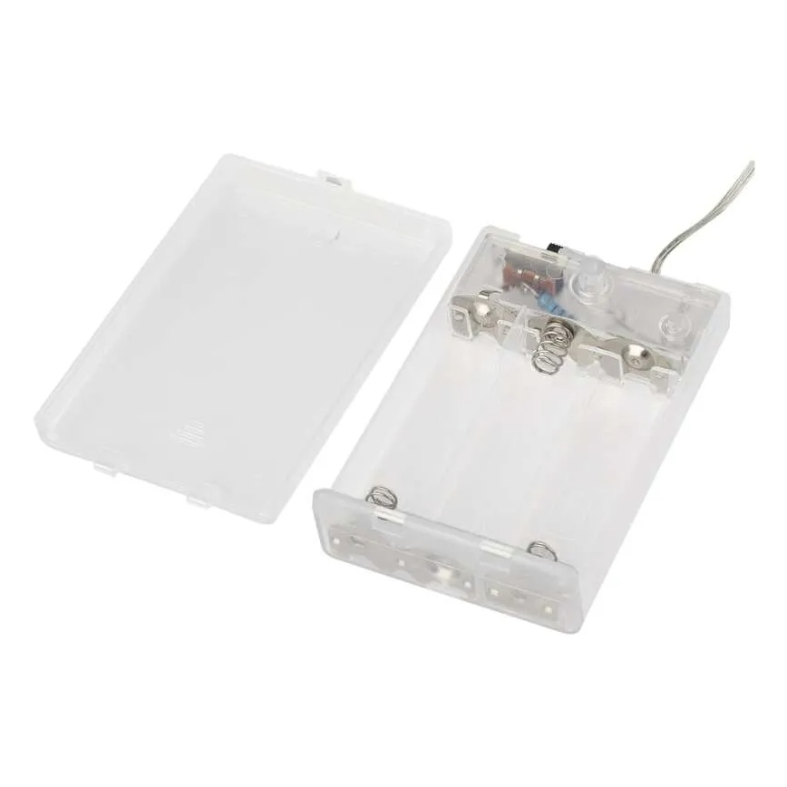 LED  valoketju 40xLED/3xAA 1,5 m lämpimänvalkoinen