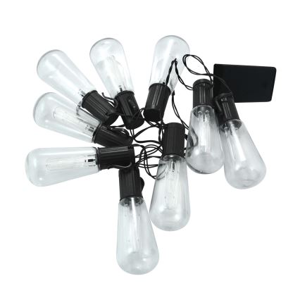 LED-valoketju EDISON 2,65 m 10xLED/2xAA