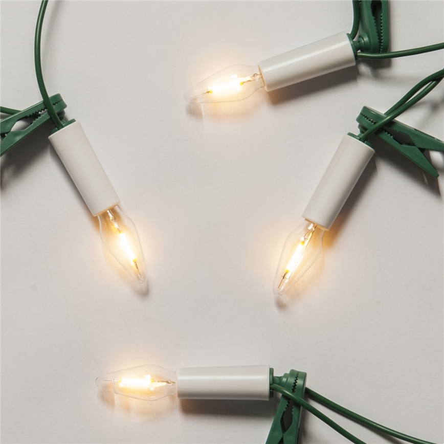 LED-valoketju FELICIA FILAMENT 16xLED 13,5 m lämmin valkoinen, Valmistettu Tšekissä