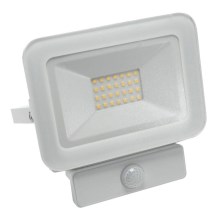 LED-valonheitin anturilla LED/20W/265V 1800lm valkoinen IP65