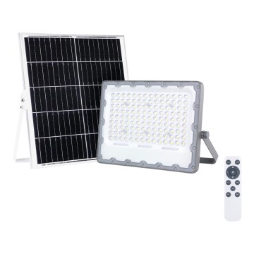 LED-valonheitin aurinkopaneelilla FOCUS LED/100W/15000 mAh 3,2V 6000K IP65 + kaukosäädin