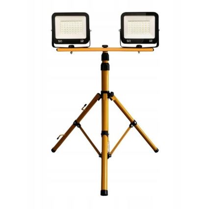 LED Valonheitin jalustalla NOCTIS 2xLED/50W/230V 4000K IP65