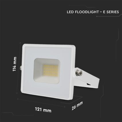LED-valonheitin LED/20W/230V 4000K IP65 valkoinen