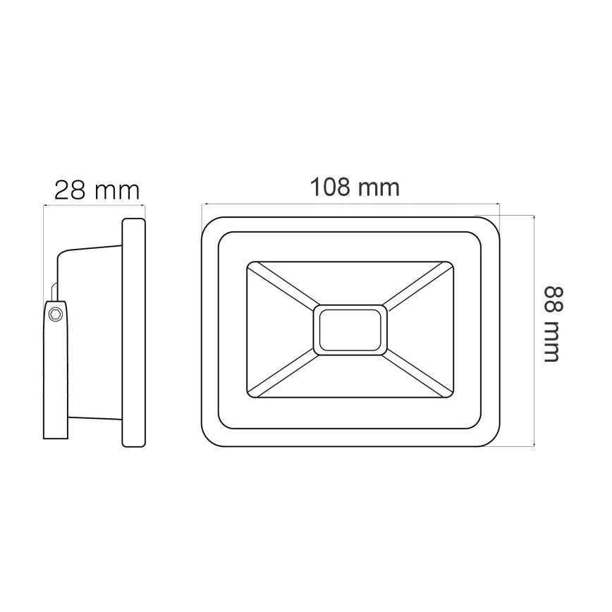LED-valonheitin LED/20W/230V IP65