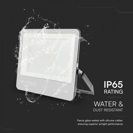 LED-valonheitin LED/300W/230V 4000K IP65 musta