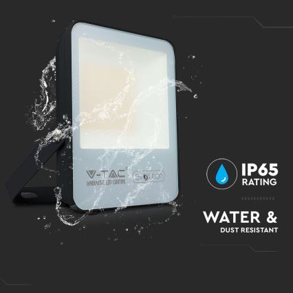 LED-valonheitin LED/30W/230V 6400K IP65 musta