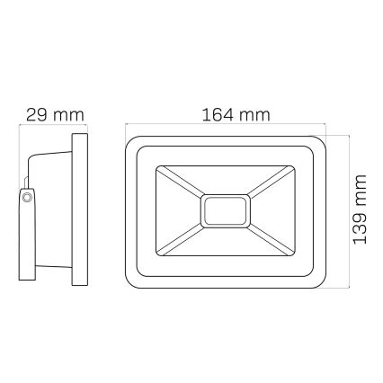 LED-valonheitin LED/30W/230V IP65