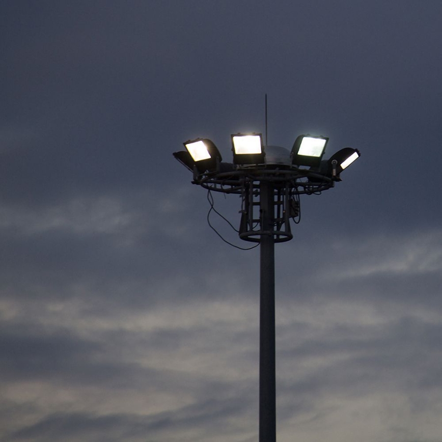 LED-valonheitin LED/50W/230V 6400K IP65 musta