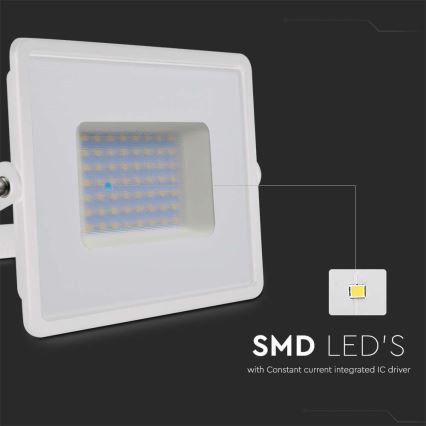 LED-valonheitin LED/50W/230V 6500K IP65 valkoinen