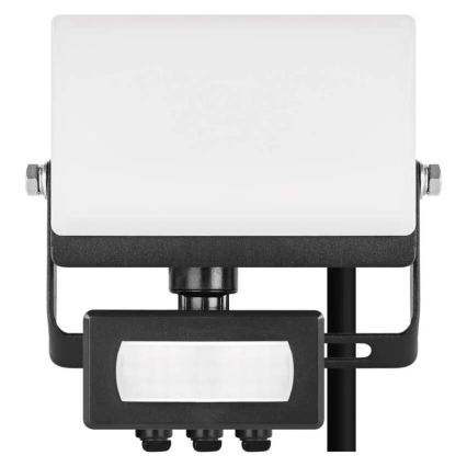 LED-heijastin liiketunnistimella ja hämäräkytkimellä TAMBO EVO LED/10W/230V 4000K IP44 musta