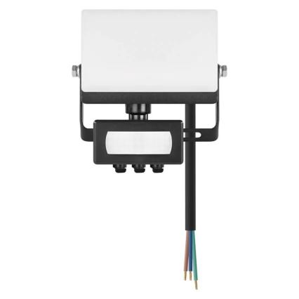 LED-heijastin liiketunnistimella ja hämäräkytkimellä TAMBO EVO LED/10W/230V 4000K IP44 musta