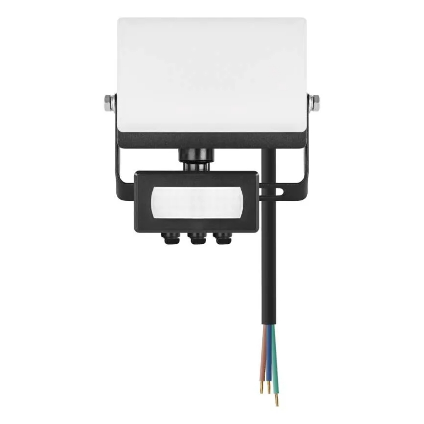 LED-heijastin liiketunnistimella ja hämäräkytkimellä TAMBO EVO LED/10W/230V 4000K IP44 musta