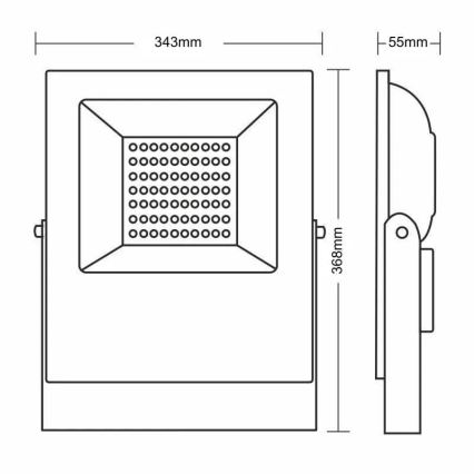 LED-valonheitin PROFI PLUS LED/100W/230V 5000K IP66