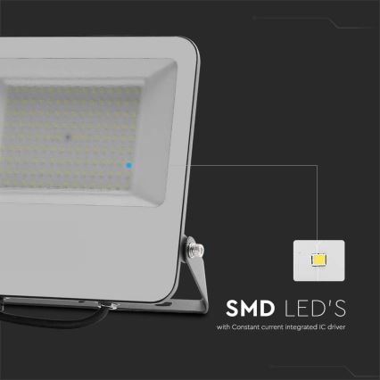 LED-valonheitin SAMSUNG CHIP LED/100W/230V 4000K IP65 musta