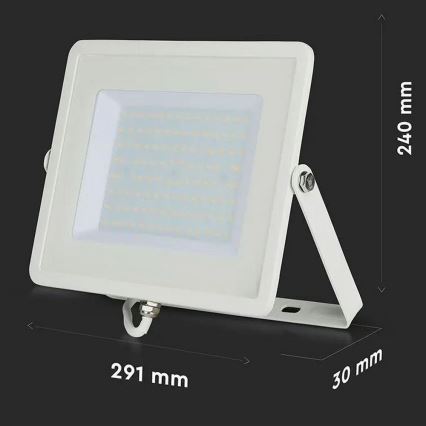 LED Valonheitin SAMSUNG CHIP LED/100W/230V 4000K IP65 valkoinen