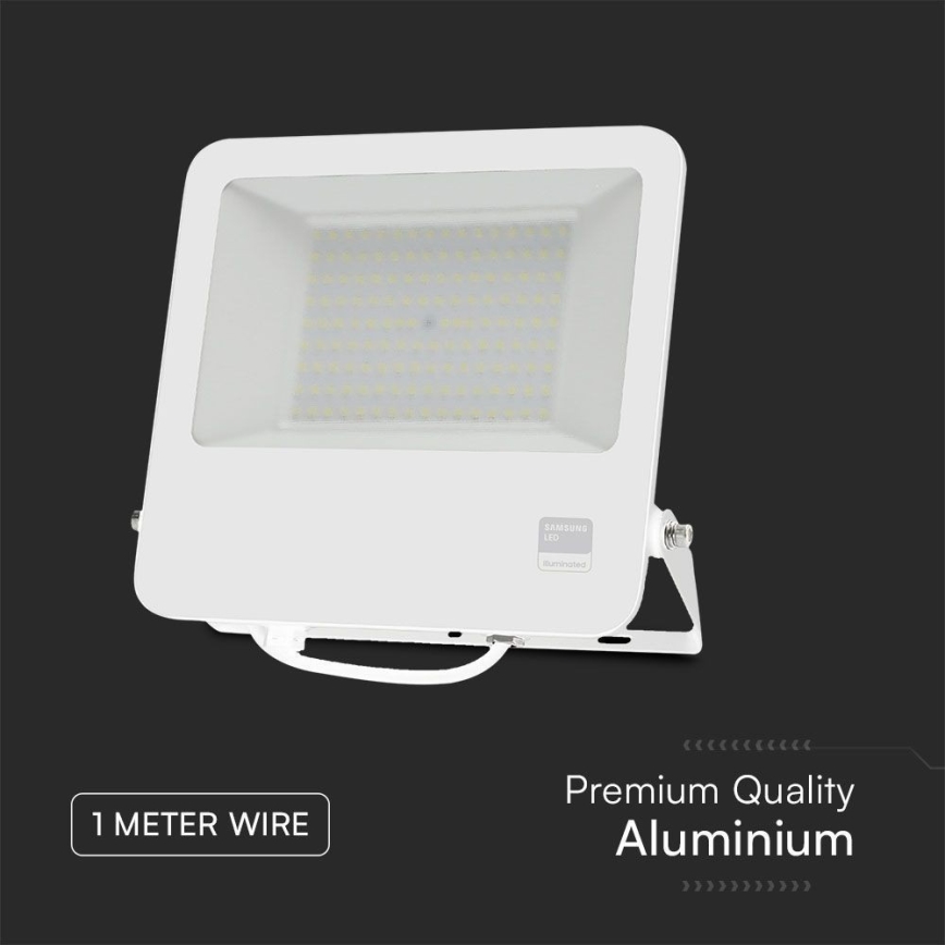 LED-valonheitin SAMSUNG CHIP LED/100W/230V 6400K IP65 valkoinen