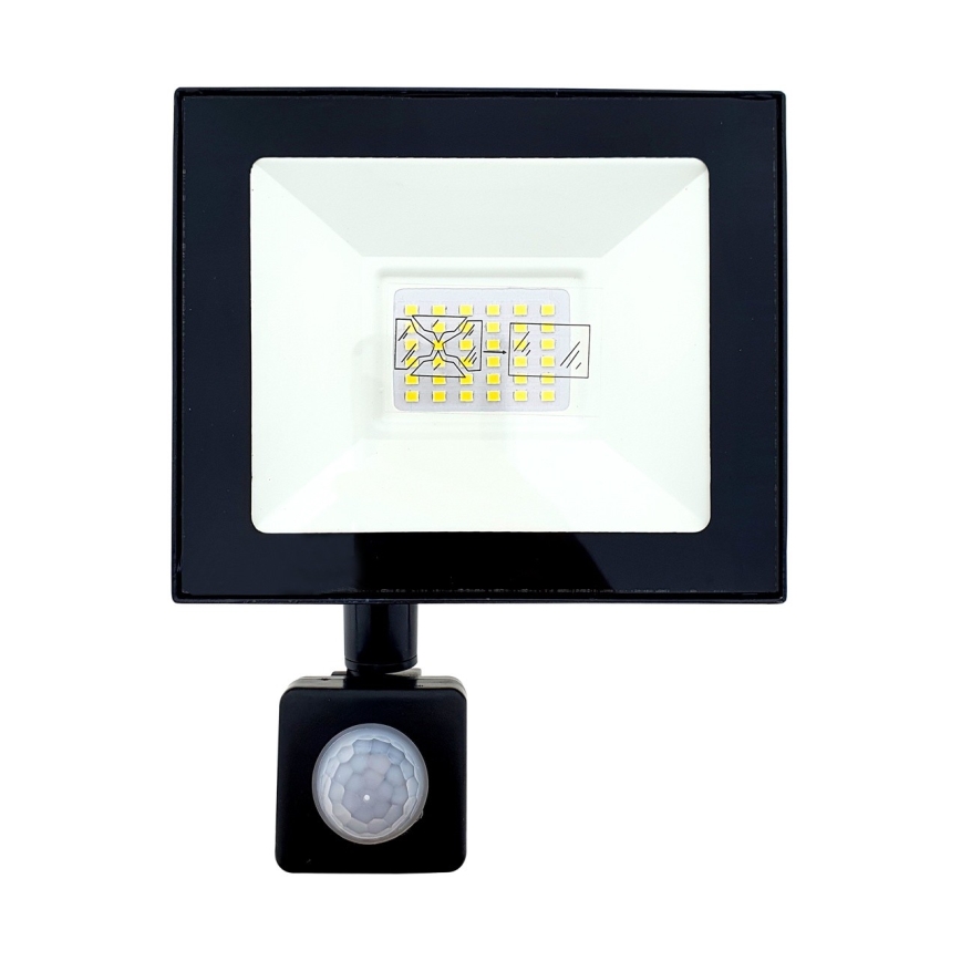 LED-valonheitin sensorilla LED/20W/230V IP44