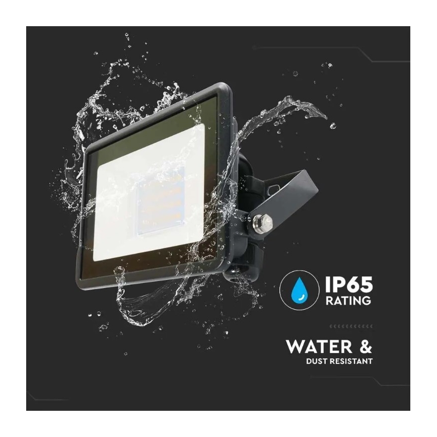 LED Valonheitin suoralla liitännällä SAMSUNG CHIP LED/20W/230V IP65 6500K