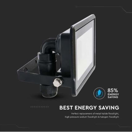 LED Valonheitin suoralla liitännällä SAMSUNG CHIP LED/20W/230V IP65 6500K