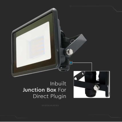 LED Valonheitin suoralla liitännällä SAMSUNG CHIP LED/20W/230V IP65 6500K