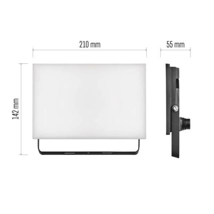 LED-valonheitin TAMBO LED/50W/230V 4000K IP65