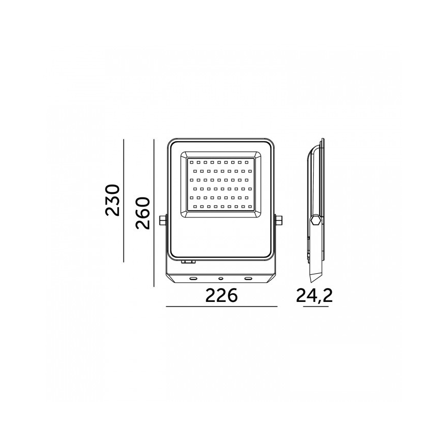 LED-valonheitin ULSAN LED/100W/230V 4000K IP65