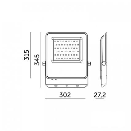 LED-valonheitin ULSAN LED/200W/230V 4000K IP65