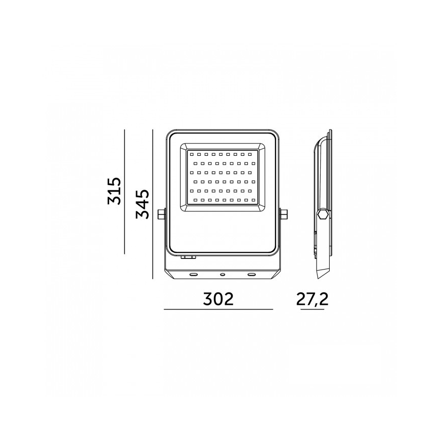 LED-valonheitin ULSAN LED/200W/230V 4000K IP65