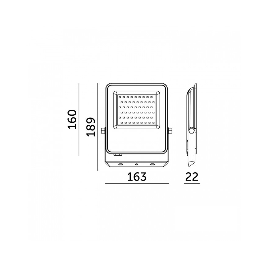 LED-valonheitin ULSAN LED/50W/230V 4000K IP65