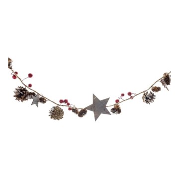 LED-valosarja 10xLED/3xAA 2,5m lämmin valkoinen