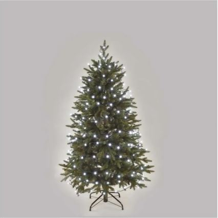 LED-valosarja 200xLED/8 toimintoa 20m IP44 kylmänvalkoinen