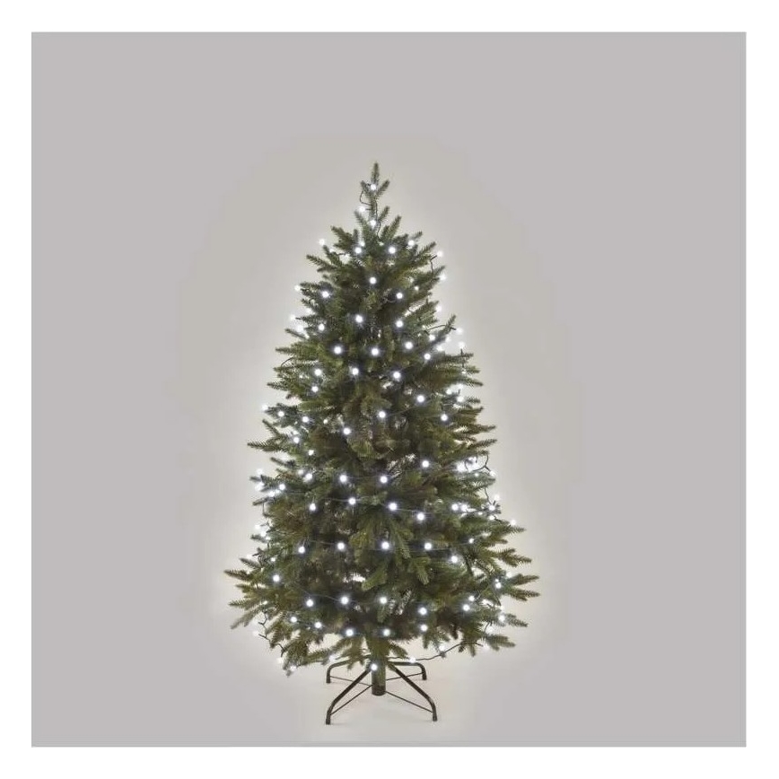 LED-valosarja 200xLED/8 toimintoa 20m IP44 kylmänvalkoinen