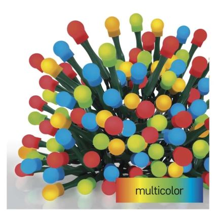 LED-valosarja 300xLED/8 toimintoa 35m IP44 lämmin valkoinen