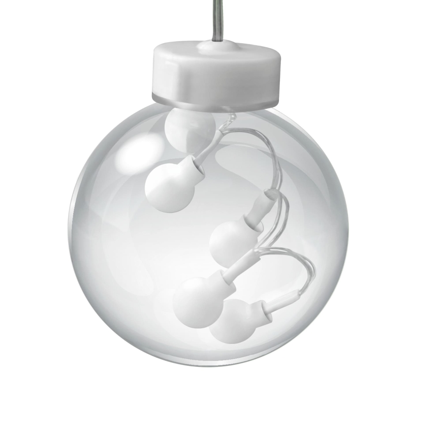 LED-valoverho WISH BALLS 108xLED/8 toimintoa 4,5 m lämmin valkoinen