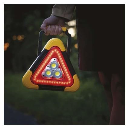 LED-varoituskolmio LED/5V 1800 mAh