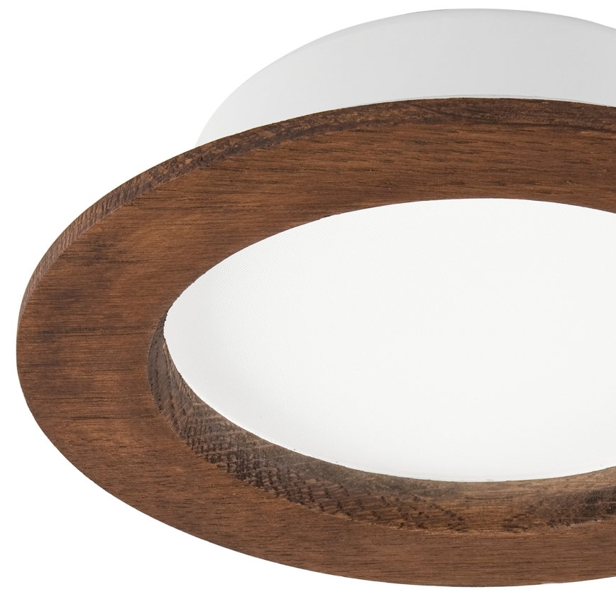 LED Upotettava valaisin WOODY SPOT LED/12,5W/230V 4000K kirsikka Ø 16 cm