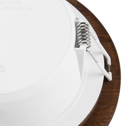 LED Upotettava valaisin WOODY SPOT LED/12,5W/230V 4000K kirsikka Ø 16 cm