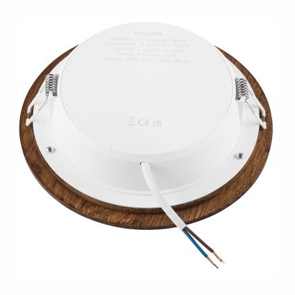 LED Kattovalaisin WOODY SPOT LED/16,5W/230V 4000K kirsikka ? 18,5 cm