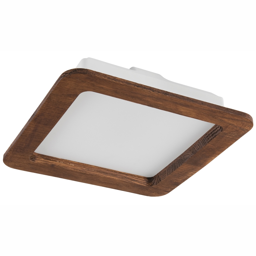 LED-kattovalaisin WOODY SPOT LED/17W/230V 3000K kirsikka 18,5x18,5 cm