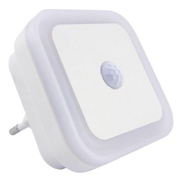 LED-yövalo anturilla LED/0,5W/230V valkoinen