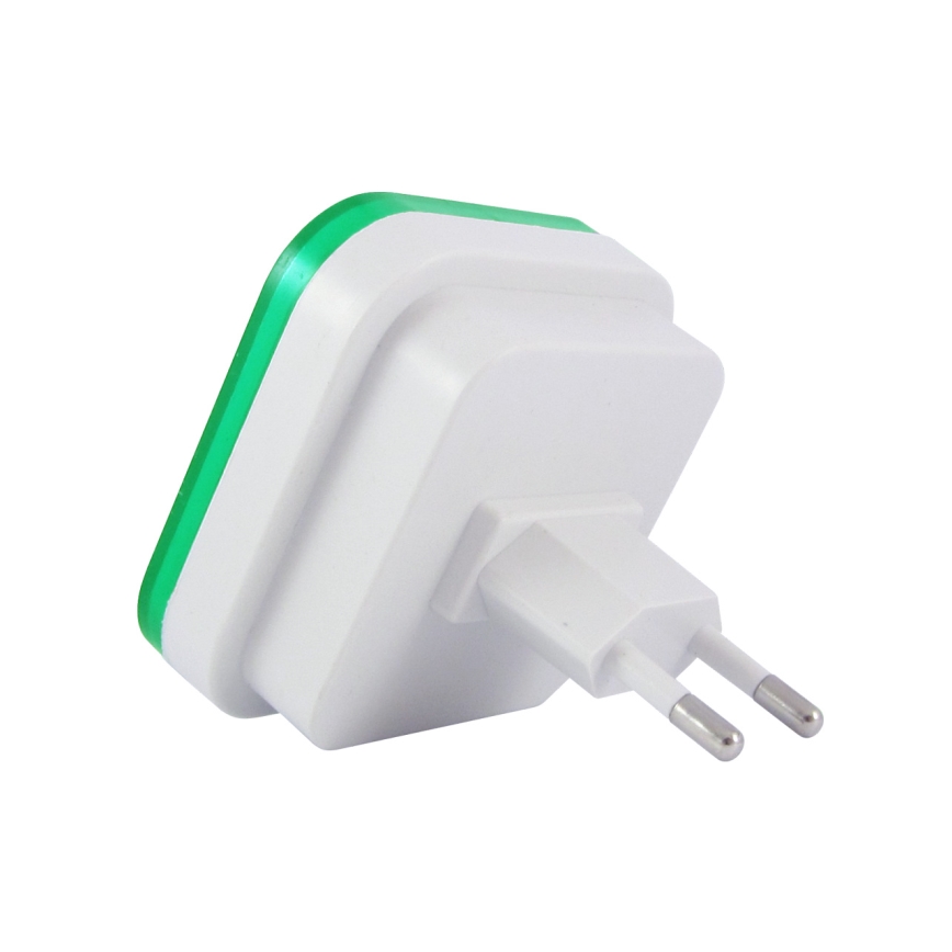 LED-yövalo anturilla LED/0,5W/230V vihreä