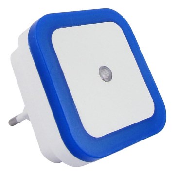 LED-yövalo hämäräanturilla LED/0,5W/230V sininen