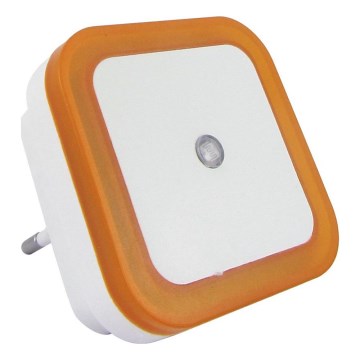 LED-yövalo hämäräkytkimellä LED/0,5W/230V oranssi