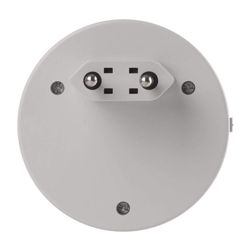 LED-yövalo pistorasiaan valotunnistimella+2xUSB 3xLED/0,3W/230V