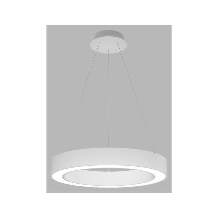 LED2 - LED-himmennettävä kattokruunu johdossa SATURN LED/50W/230V 3000K/4000K valkoinen